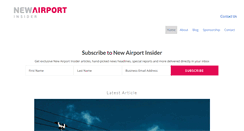 Desktop Screenshot of newairportinsider.com