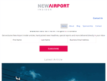 Tablet Screenshot of newairportinsider.com